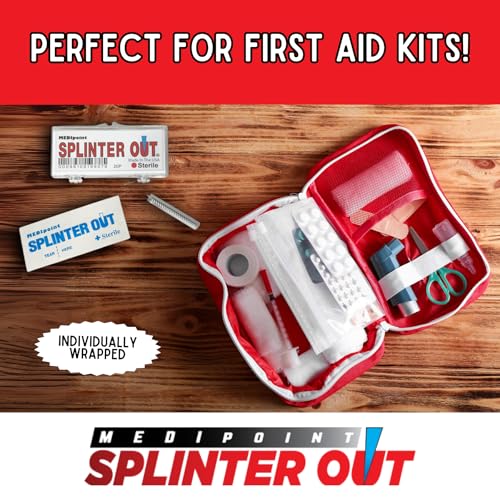 Splinter Out Splinter Remover 20 Count (Pack of 6) | Fast, Painless Splinter Removal | Essential First Aid for Home, Work, Travel & Camping | Ideal for Hiking, Woodworking, Gardening & Outdoors