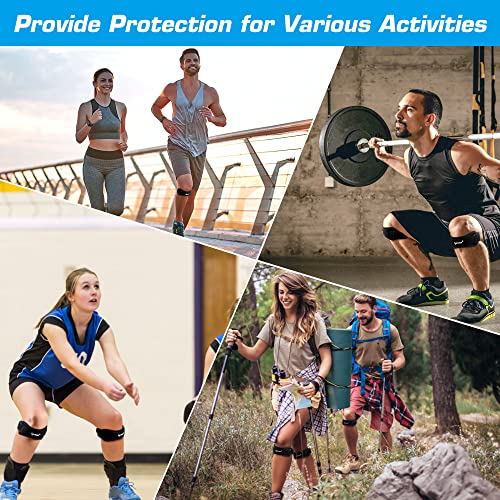 IPOW Patella Tendon Knee Strap 2 Pack Knee Pain Relief & Patella Stabilizer Knee Strap, Patellar Tendon Support Strap, Knee Brace for Running, Hiking, Soccer, Basketball, Jumpers Knee, Tennis, Volleyball & Squats - color: Black-2026 Style