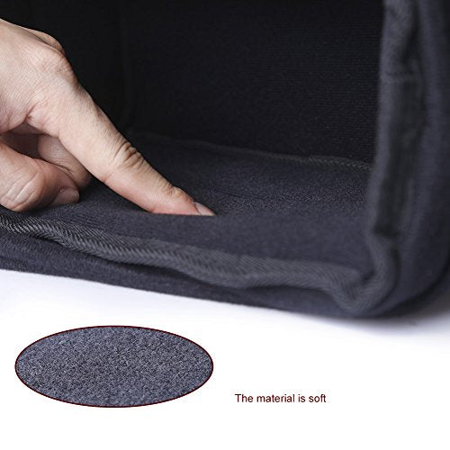 Koolertron Shockproof Camera Photo Bag for SLR TLR Camera Insert Partition Padded Case,Can be Put Directly Into the SLR Camera Bag With Freely Adjustable Compartment - color: Black