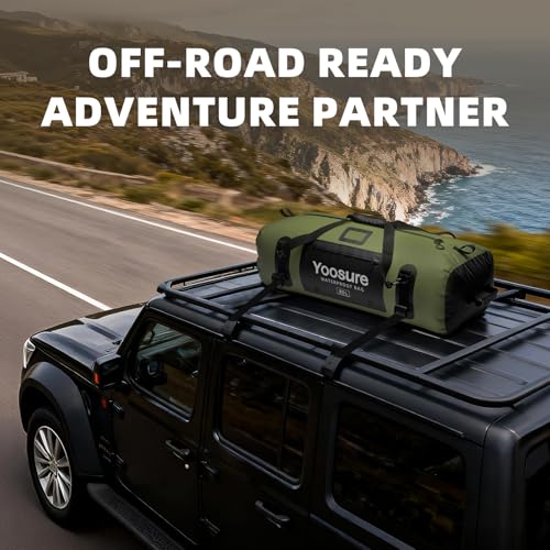 80L Waterproof Duffel Bag Motorcycle Dry Bag Backpack, Waterproof Zippered Bags with Backpack Spacer Pad for Kayaking Rafting Boating Canoeing Camping Paddle Beach (Green) - color: Green
