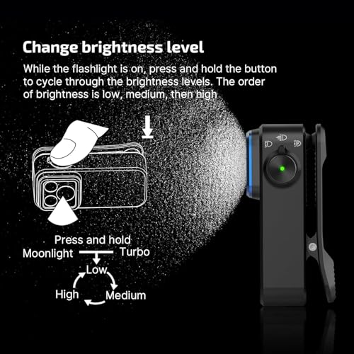 OLIGHT Oclip Pro Rechargeable EDC Clip-on Flashlight, Patriotic Flag - color: Patriotic Flag Engraved Edition