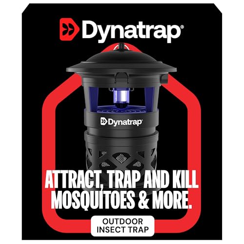 Dynatrap DT1130SR 1/2 Acre Mosquito & Flying Insect Outdoor Trap and Killer – Kills Mosquitoes, Flies, Wasps, Gnats, & Other Flying Insects - Bug Zapper Alternative – Black - style: ½ Acre Black Trap
