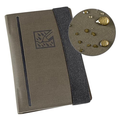Rite in the Rain Monsoon Field Wallet, 3.5” x 5.5”, EDC, Water Resistant TPU fabric (No. P971-M) - size: Field Wallet