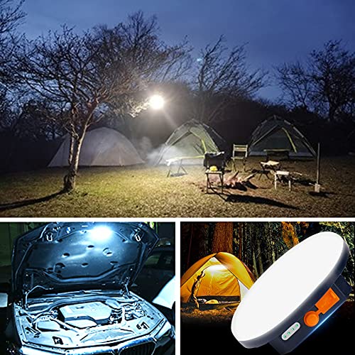 3000LM Flashlight Portable LED Camping Lantern Light 15W with Digital Display and Magnet , IPX5 Waterproof Tent Lights Light for Parents Christmas Gift - size: 15W