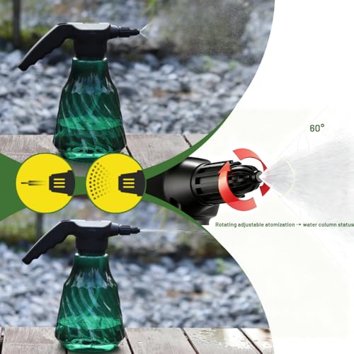 Electric Plant Mister, Rechargeable Spray Bottle for Garden