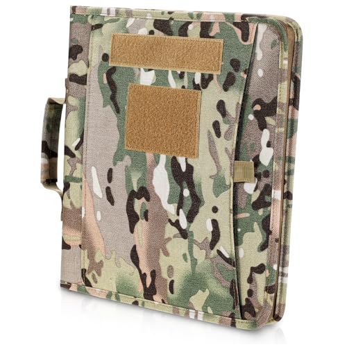 Dimeho Notebook Portfolio Detachable 3-Ring Binder Multi-Storage Pockets Durable Zipper Closure Planner Contains A4 Letter Paper or Professionals Outdoor Enthusiasts