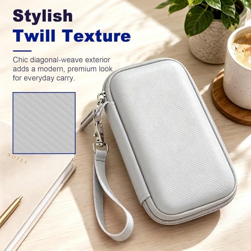 Power Bank Case for Anker MagGo 633/622/621/321 Portable Charger, Box Only - color: Pale Gray, size: Medium