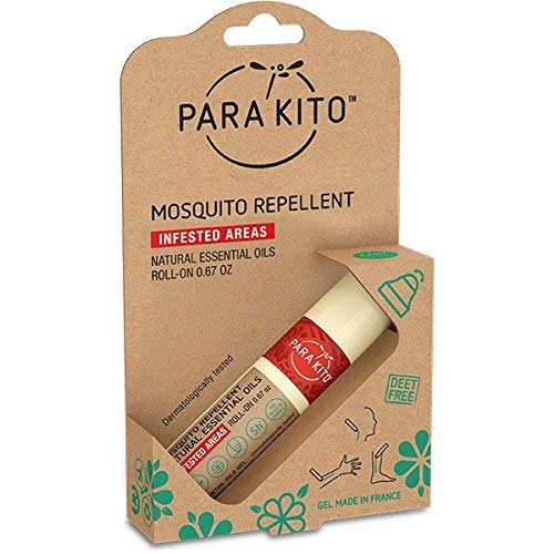 PARAKITO Roll-on Gel Mosquito Repellent for Kids & Adults | w/Citronella Oil | Travel Size Bug Repellent for Hiking & Camping Accessories | DEET-Free Protection (0.67 oz) - size: 0.67 Ounce (Pack of 1)
