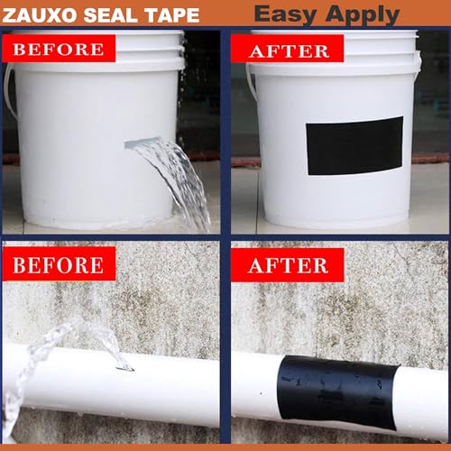 4inX10ft Rubberized Seal Patch Tape - Waterproof Tape Seal and Patch Leaks for Home RV Roof Plumbing and Pool Repairs, Underwater, Indoor Outdoor