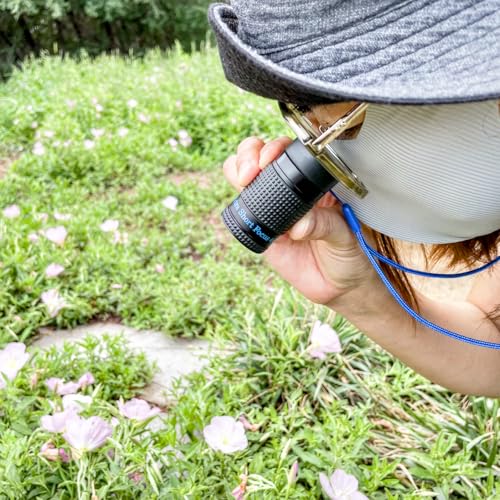 Close-up Monocular for Low Vision, Short Distance Viewing with Wide Field of View, Mini-Size Magnifier (4x12mm-Blue Style) - size: 4x12mm-Blue Style