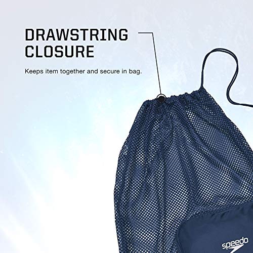 Speedo Drawstring Ventilator Mesh Equipment Bag - color: Formula One