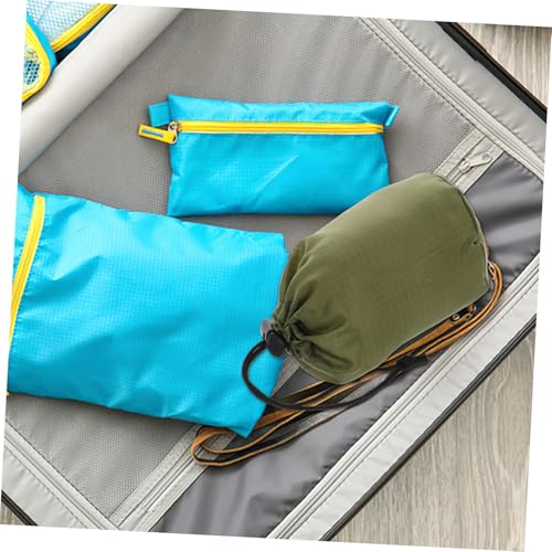 Holibanna Raincoat Storage Bag Waterproof Drawstring Travel Pouch for Emergency Raincoat Storage Compact Compression Sack for Camping Hiking Backpacking Home and Outdoor Organization