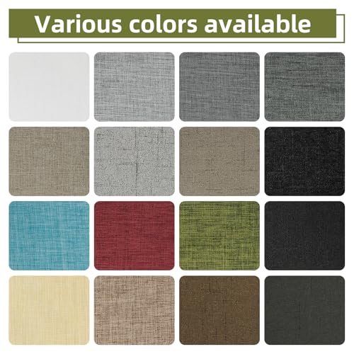 2Pcs Self-Adhesive Linen Fabric Patches, Quick Repair for Sofas, Tents, Car Seats/8" x 11", Black - color: Black