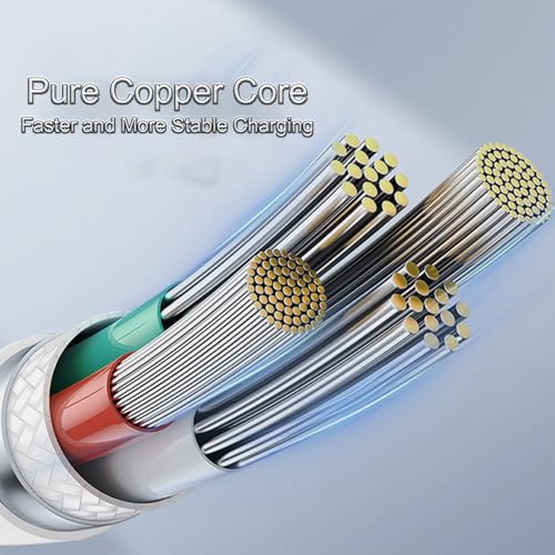 USB Cable PD Fast Charger Lighted Up (USB 4IN1 Colorful),Supports Data Transfer, can be Used as a Night Light, Cable Length Approx. 39 inches, Compatible with Most Devices. - color: USB 4IN1 Colorful