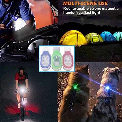 Nurse Nightshift Hands Free Lightweight Emergency Flashlight Hands Free LED Flashlights Clip-on Flashlight Suitable for Walking Running Pets Outdoor Activities - color: Pink