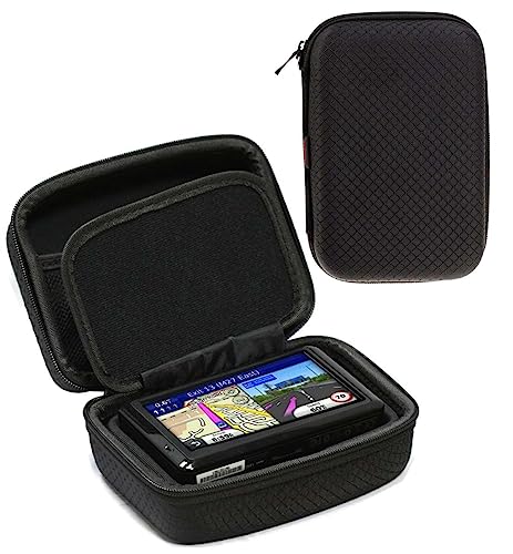 Navitech Black Hard GPS Carry Case Compatible with Garmin NUVI Widescreen 265W GPS SAT NAV GPS