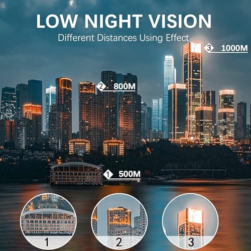 Monocular-Telescope 80x100 High Powered Monoculars High Definition for Adults High Powered with Smartphone Adapter Telescope Wildlife Bird Watching Travel Camping Hiking-Black - color: Green