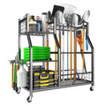EVERHANGER Garden Tool Organizer Stand, Garage Tool Storage Organization - size: Large