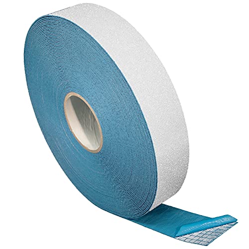DuraMark RPT-750 Reflective Pavement Marking Tape, White, 2 in x 108 ft | Permanent rubber base bonds to asphalt and concrete; glass-bead reflectivity improves low-light visibility. - color: White, size: 2 Inch x 108 Ft