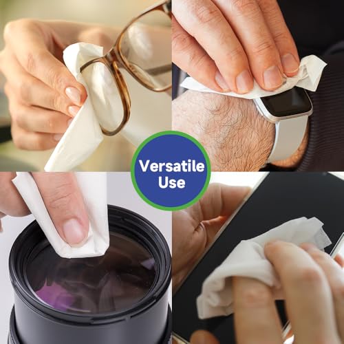 Lens Wipes for Eyeglasses, 100 counts, Ocean Scent, Individually Wrapped, Glasses Wipes, Safe for Eye Glasses,Camera Lens & Electronic Screens - size: 1 Count (Pack of 100)