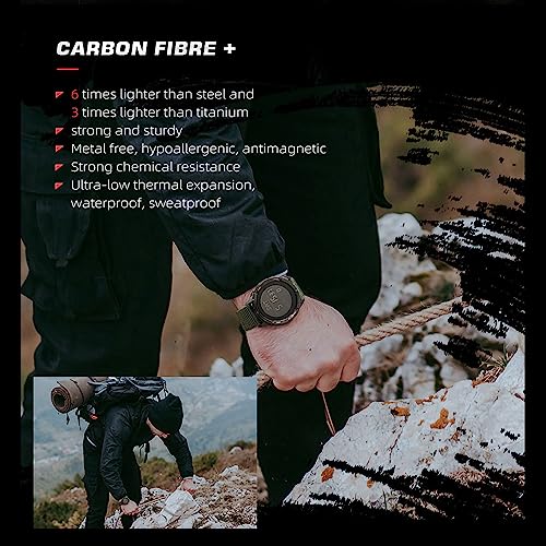 DIDITIME Tactical Watches for Men, Military Watches for Men, Waterproof 164FT, Fitness Watch, Mens Digital Watches with Compass, Metronome, Pedometer, Lightweight Breathable Nylon Watch - color: ALPS-GREEN