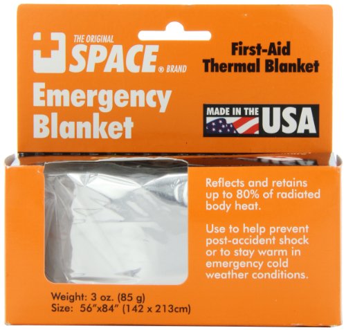 Grabber - The Original Space Brand Emergency Survival Blanket - Silver