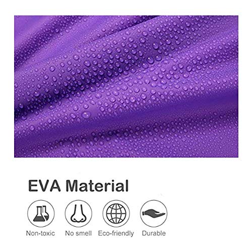 Rain Ponchos for Adults Reusable, 2-5 Pack Raincoat for Women Men, Waterproof Rain Coat Gear with Hood Drawstring - color: Purple X5