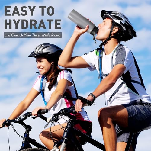 Mimorou 16 Pack Aluminum Water Bottles Bulk,Blue, Black, Red, Gray,25 Oz - color: Blue, Black, Red, Gray, size: 25 oz
