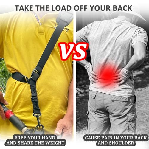 Trimmer Shoulder Strap Universal for Weed Eater Brush Cutter Harness Compatible with EGO String Trimmer, Leaf Blower - style: Version-b