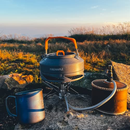 Fire-Maple Feast Outdoor Camping Cookware, Pot and Pan Set Stackable Kit - color: Feast heat exchanger