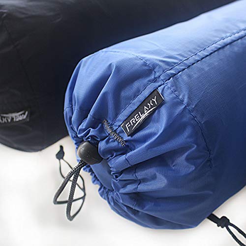 Frelaxy Stuff Sack Set 3-Pack (3L&5L&9L), Ultralight Ditty Bags with Dust Flap for Traveling Hiking Backpacking … - color: Sky Blue&Blue&Navy