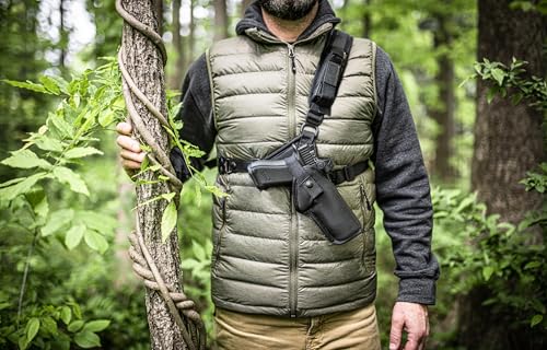 Diamond D Outdoors - Denali Chest Holster for SEMI-AUTO Pistols - up to 5”