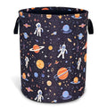 Astronaut Planet Universe Laundry Basket Foldable Oxford Cloth 18.9x16.5 In - color: Astronaut