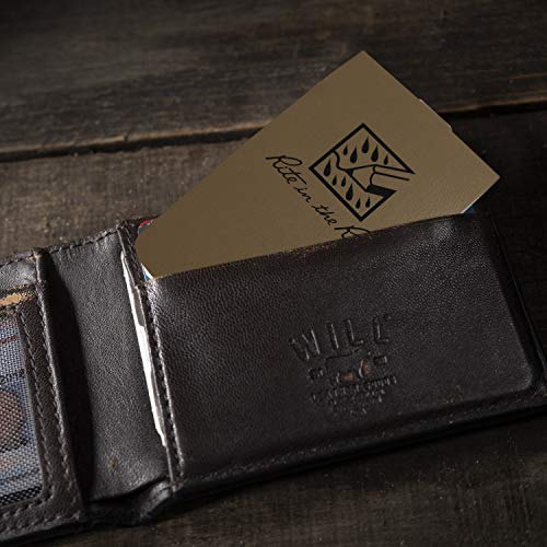 Rite in the Rain Weatherproof On The Go Wallet Notebook, 2" x 3.375", Tan Cover, Blank Pages, 6 Pack (No. OTG971TL) - color: Tan