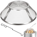 Fire Pit Spark Screen for Solo Stove Range, 15 Inch | 304 Stainless Steel, Detachable Spark Shield for Backyard Family Fires, Camping, and Marshmallow Roasting - size: Ranger Shield 15Inch