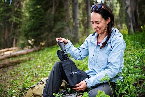 Gerber Gear 22-41578N Gorge Folding Shovel, Black , 47.5 cm | Collapsible lightweight design, military-grade durability, includes carrying case, ideal for camping, hiking, survival prep
