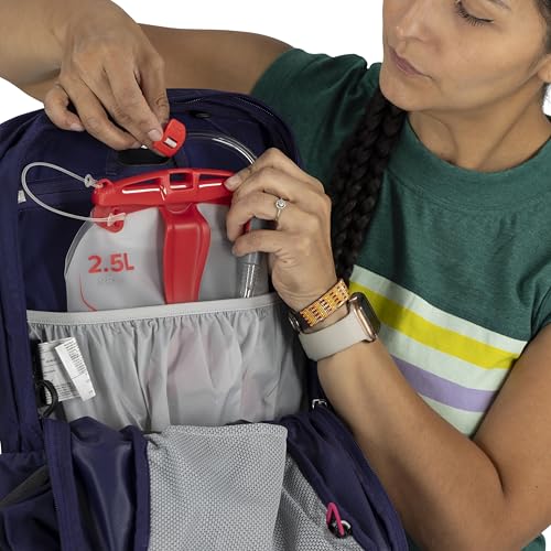 Osprey Tempest 11L Women's Lightweight Hiking Backpack, Blue OS - color: Anchor Blue/Atlas, size: 11L - Standard Fit
