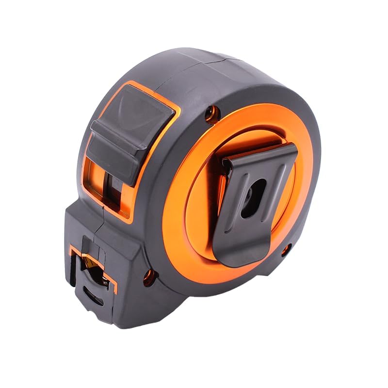 Tape Measure 25 FT - Measuring Tape Retractable - Oversized & Double-Sided Print - Blade Lock, Finger Brake - High Performance Nylon Coating, 10' Stand-Out - 13' Reach / 1-1/16" Blade - size: 25 FT