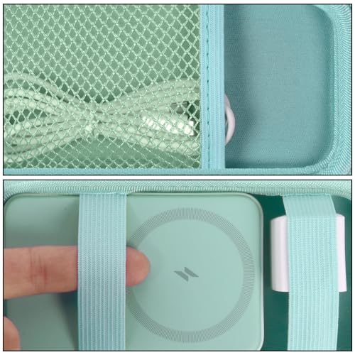 Power Bank Case for Anker MagGo 633/622/621/321 Portable Charger, Box Only - color: Green, size: Medium