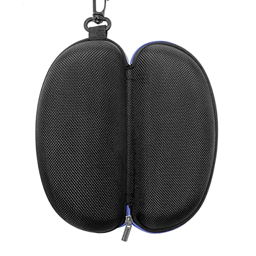 3pcs Zipper Hard Shell Sunglasses Case and Eyeglasses Case Portable Travel Glasses Case with Plastic Hook - color: Blue