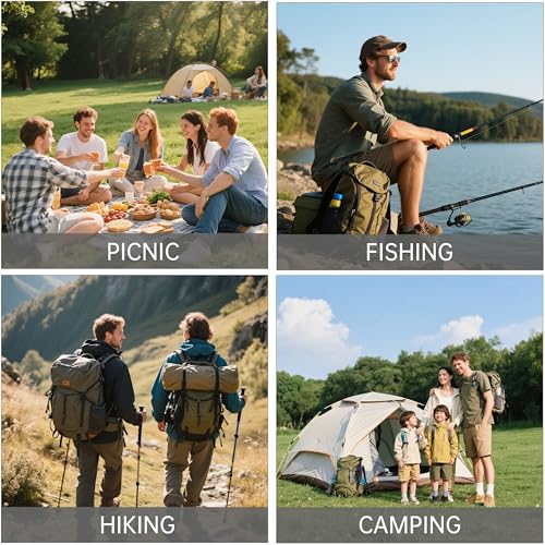 Waterproof Rucksack Cover Backpack Rain Cover 30L-100L for Travel Climbing Hiking (Grey, 70L-80L) - color: Grey, size: 70L-80L