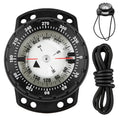 Scuba Dive Waterproof Wrist Compass with Bungee Mount - color: Black