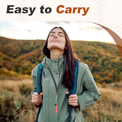 Emergency Whistle, Aluminum Survival Whistles with Lanyard and Keychain Loud Safety Rescue Signaling - color: Blue/Green