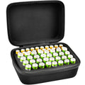 Comecase Battery Organizer Case for 32 AA and 20 AAA Batteries - size: 52 AA AAA