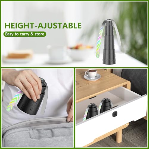 Fly Fans for Tables, Foldable Fly Fan, Chemical Free Food Fans to Keep Flies Away – Portable Safe Soft Blades Physical Fly Repellent Fans for Parties, Picnic, Camping & Outdoor Dining (6PCS)