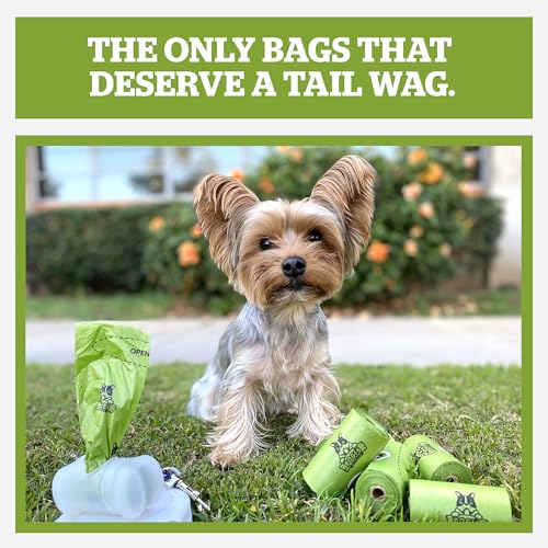 Pogi's Compostable Poop Bags – Leak-Proof, Extra-Large, Made with Plants – 18 Rolls (270 Bags) - size: 1 Count (Pack of 270)