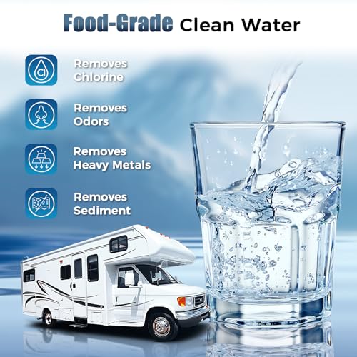 SheeChung RV Water Filter, 4 Pack Camper Water Filter, NSF Certified - size: 4 Pack