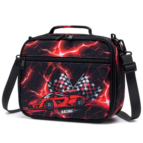 DIGOBAY Insulated Lunch Box for Kids Boys Waterproof Leakproof Lunch Bag - color: CAR