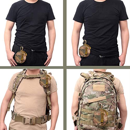 Small EDC Pouch EDC Bag Molle Pouch Tactical Wallet, Molle Accessories, Coin Pouch Coin Purse, Key Case, Tactical Keychain Pouch, Earphone Case, Military Gear Waterproof - color: CP Camo 3pcs