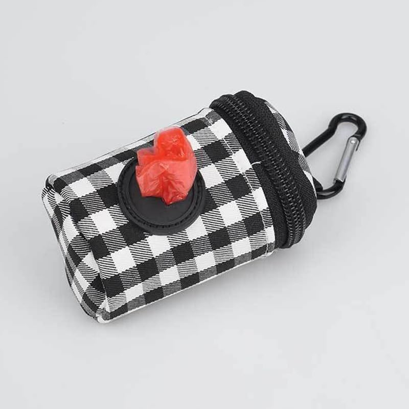 2PC Hanging Pet Dog Poop Bag Dispenser, Portable Dog Waste Bag Holder for Outdoor Training & Walking, Convenient Storage, No Battery Required
